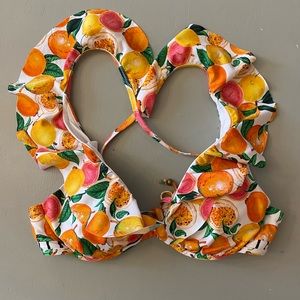 Nanette Lepore Tutti Frutti Heartbreaker Bikini Top